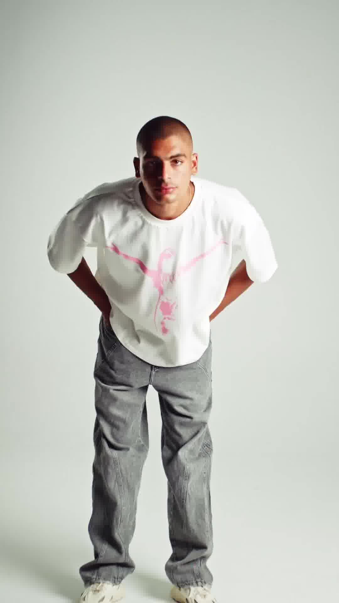 Camo Jersey White T-Shirt